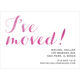 I've Moved Foil Stamped Moving Announcements Image 6 of 8